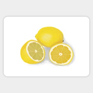Juicy fresh lemons Sticker
